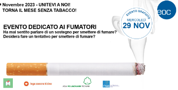 A novembre 2023 torna il Mese Senza Tabacco