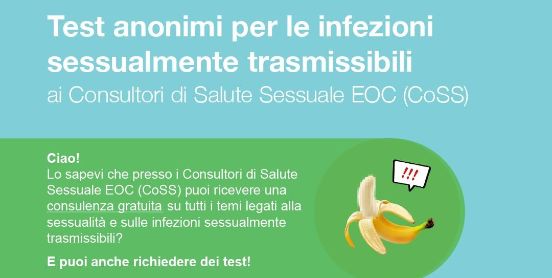 Test anonimi per le infezioni sessualmente trasmissibili