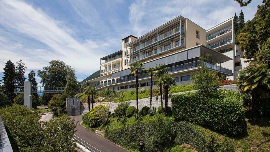 Clinica di Riabilitazione EOC, panoramica parco a Novaggio