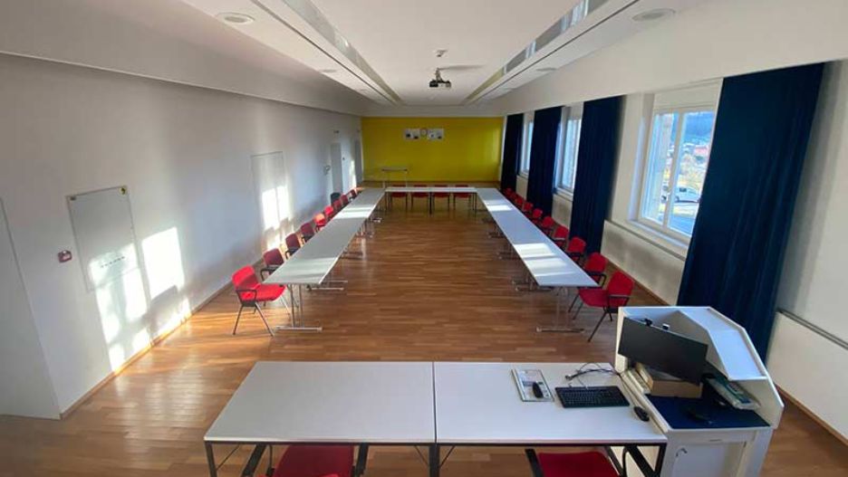 Panoramica sala polivalente Clinica di Riabilitazione