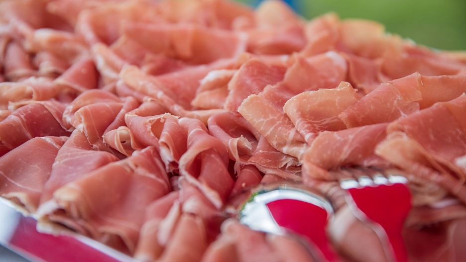 Ristorazione sala polivalente EOC, buffet salumi