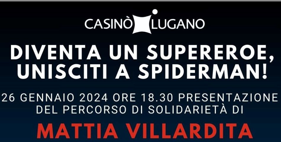 Evento benefico - Diventa un supereroe, unisciti a spiderman!