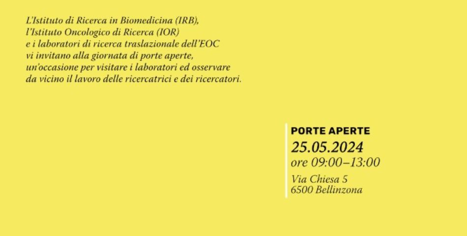 La scienza che aiuta aspetta te e la tua famiglia