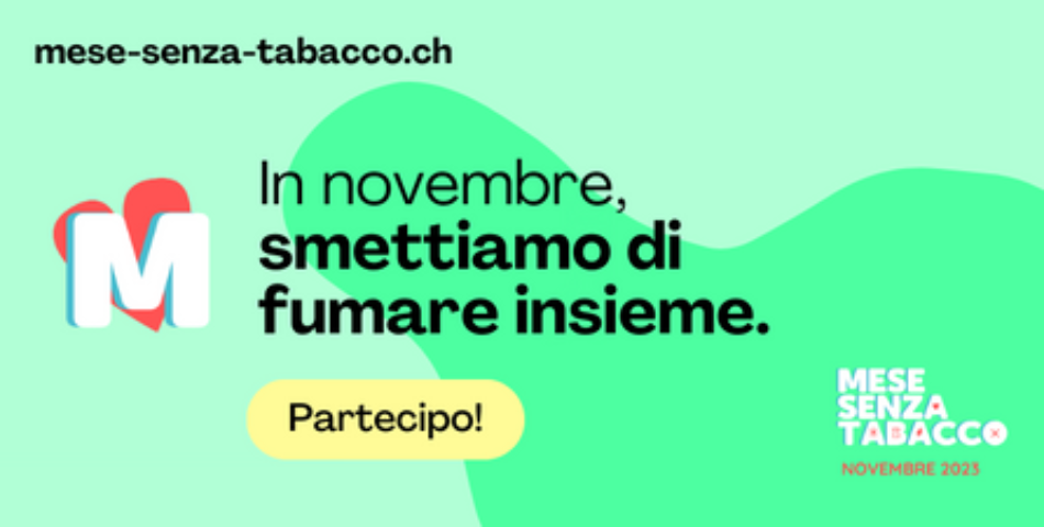 A novembre 2023 torna il Mese Senza Tabacco